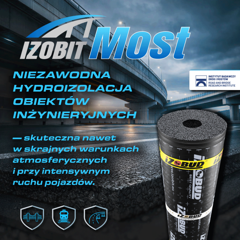 Izobit MOST  - sprawdzone rozwiązanie do niezawodnej hydroizolacji mostów
